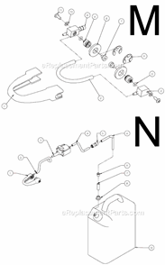 Part Location Diagram of 165005 MK Diamond Tubing, Polyurethane, 3/8 X .2